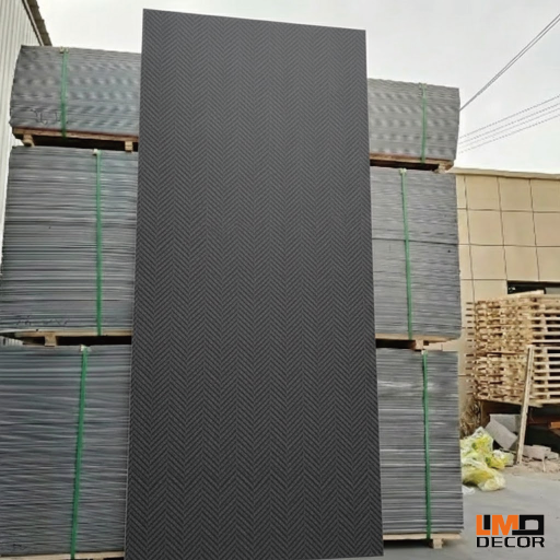 Minimalist WPC Wood Veneer Panel 3000mm Linear Slat Cladding suppliers Minimalist WPC Wood Veneer Panel 3000mm Linear Slat Cladding suppliers