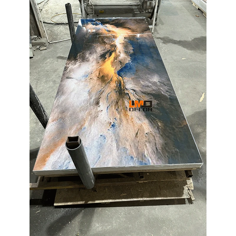 3D PVC UV Marble Sheet Gloosy Design 3D PVC UV Marble Sheet Gloosy Design